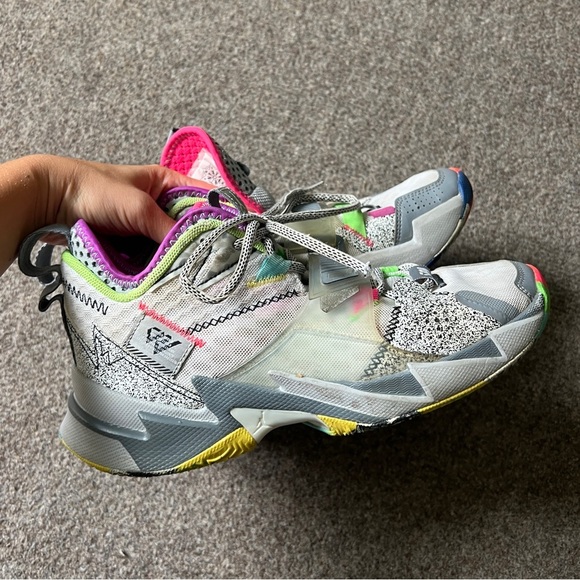 Air Jordan WHY NOT ZERO.3 Zer0 Noise Basketball Sneakers Boys Size 7 Youth - Picture 1 of 14